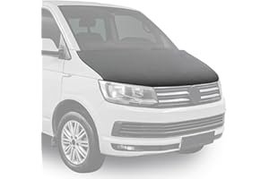 OMAC Protège Capot compatible avec Fiat Ducato 2006 à 2014, Bra de Capot Protection, Noir