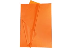 Découpage papier de soie 28 feuilles format 50x70cm Orange
