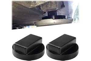 FWORUAIS 2 Stücke Wagenheber Gummiauflage, Gummi Schwarz Hebe Belag Werkzeug Adapter, Unterstellbock Gummiblock, Jack Pad, Kompatibel mit BMW, Mini