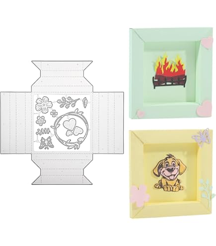 Confezione scatola fustelle in metallo taglio per Scrapbooking