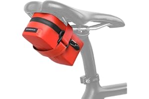 Rhinowalk Torba na siodełko rowerowe, wodoodporna torba rowerowa pod siedzenie, do jazdy na rowerze, mała torba na narzędzia, akcesoria do rowerów górskich, szosowych