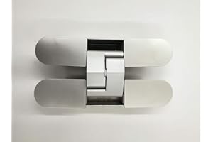 effedielle® Cerniera a scomparsa ECLIPSE 3.0 marca AGB finitura cromo opaca,completa di coperture