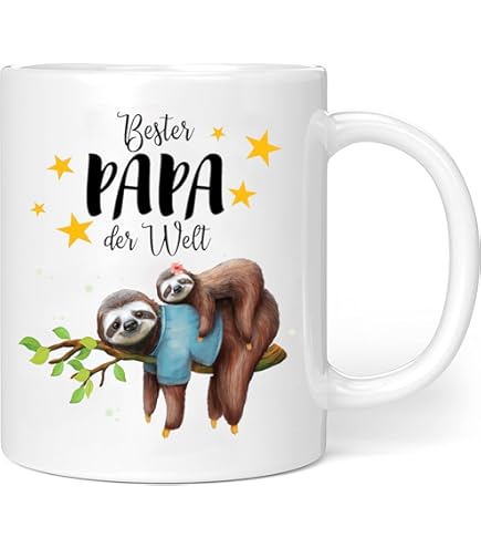 Als deze papa het niet kan maken dan lukt het niemand mok / beker