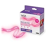WiZ Striscia LED WiFi, Luce Bianca o Colorata Dimmerabile, 2 M, 20W, Alimentatore Incluso, Tecnologia SpaceSense, Controllo V