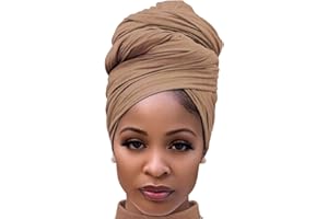 DRESHOW Chapeaux d'hiver pour Femmes Balaclava Knit Beanie Skull Cap avec Cordon de Serrage Chapeau écharpe à Capuche