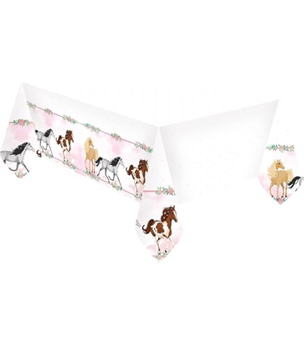 Set 12 Decorazioni A Spirale Tema Cavallo - Pendenti Per Soffitto, Compleanno Bambini, Feste A Tema