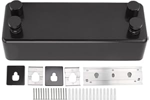 CHICIRIS Tendedero Retráctil Montado en la Pared, Tendedero Retráctil Doble,Tendedero Retráctil Montado en la Pared Acero Inoxidable Espesado Doble Tendedero para Balcón Hotel 13.8ft(Negro)