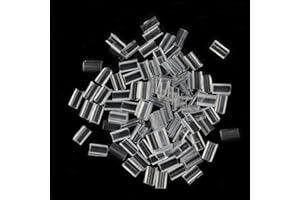 YTBYT 100 Pièces de Colle à Kératine Remplacement de Collages de Kératine U Pour Extension des Cheveux (Blanc）