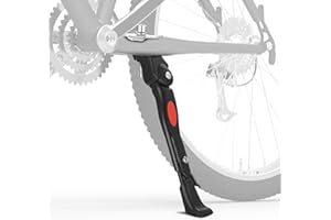 WangLaoWu Soporte Universal para Bicicleta de 16 Pulgadas, 20 Pulgadas, Soporte Lateral Ajustable, Soporte Central para Bicicleta de montaña, Bicicleta eléctrica, Soporte Central para Bicicleta de