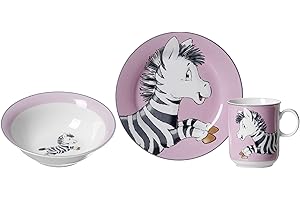 Ritzenhoff & Breker Kindergeschirr-Set Happy Zoo, Zoe, 3-teilig