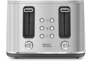 Morphy Richards Motive 4 Slice Toaster (Brushed Steel) 242800