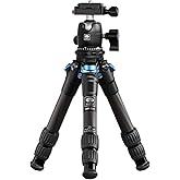 SIRUI AM-223 Mini Tripod Portable Compact Carbon Fiber Travel tripod Desktop Tripod with 360 Degree B-00K Ball Head and Arca