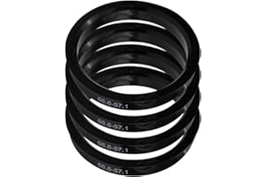 AYHYHLJZJ Bagues de Centrage 66,6 à 57,1 | 4 Pièces Bague de Centrage Jante | Compatible avec VW, et Autres Modèles | Accessoire pour Jantes, Fixation Stable et Réduction des Vibrations
