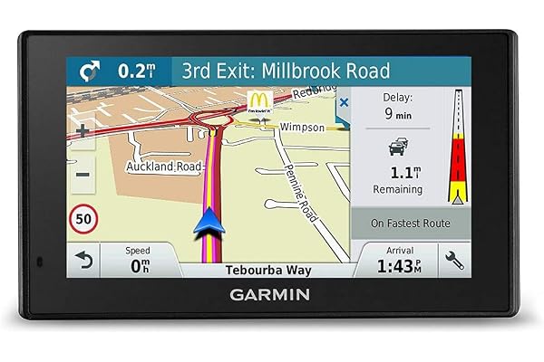 Garmin DriveSmart 50LMT-D Satellit Navigationssystem mit Kartenupdates und Digital Verkehrsanzeige, Europa