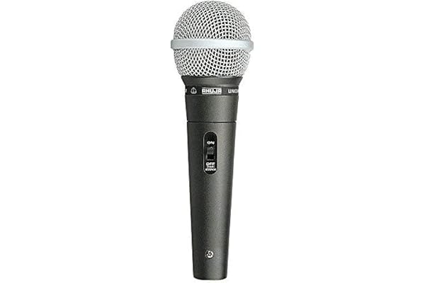 AHUJA AUD-98XLR Unidirectional Dynamic Microphone -Corded Mic