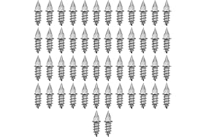 Tiardey 50 Stück Länge 27 mm Reifenbolzen, rutschfeste Schraubbolzen, Auto-Reifenbolzen-Spikes, Rad-Schneeketten für Auto-Fahrzeug-Motorrad-Reifen
