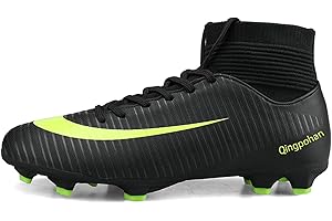 MEIDIASTRA Męskie buty piłkarskie, wysokie kolce, korki piłkarskie, sznurowane, profesjonalne, sportowe, treningowe, trampki dla dorosłych, nastolatków