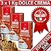 Produktbild Italcaffè Dolce Crema Espresso Kaffeebohnen, 3er Pack (3 x 1000g Packung)