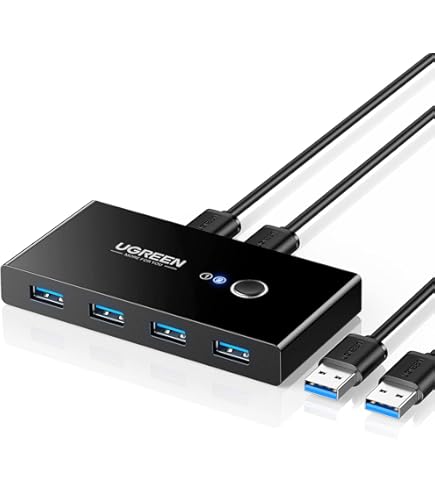 Commutateur KVM DVI Dual View USB à 2 ports avec audio et concentrateur