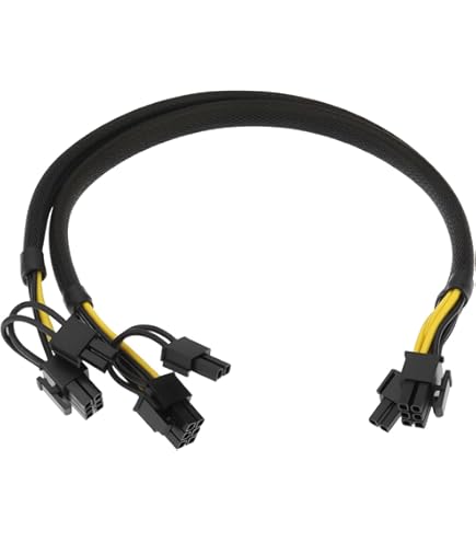 ZAHARA Cavo Di Alimentazione GPU Per Dell PowerEdge R720 R730 R7910 – Riser GPGPU 9H6FV 09H6FV 0N08NH, Ricambio Originale - 3