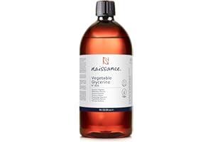‎NAISSANCE Naissance Pflanzliches Glycerin (Glyzerin/Glycerol) (Nr. 806) 1 Liter (1000ml) - flüssig, 100% Eur. Ph. Qualität, vegan, natürlich, parfümfrei, gentechnikfrei.