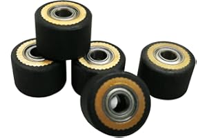 MCWLASER 5pcs HQ Pinch Roller per Summa Taglierina Plotter Roland GCC LiYu RABIT Pcut Mimaki 5x10x18