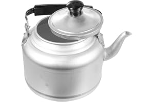 Zerodeko Bollitore per Tè in Alluminio Piano Cottura Teiera Bollitore per Acqua 4L per Caffè Fischietto per Tè Acqua Scalda Latte per La Casa Ristorante Cucina