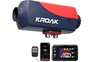 ‎HCALORY HCALORY 12V Dieselheizung,5-8KW Diesel Standheizung,Air Standheizung mit LCD-Monitor & Fernbedienung,Diesel Lufterhitzer für Wohnmobil Auto KFZ PKW LKW Wohnwagen Boot Yacht(Klassische LCD-Bildschirm)