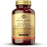 Solgar Solgar | Brain Works with Full Spectrum Curcumin and BacoMind - 60 Vegetable Capsules Licaps 200g