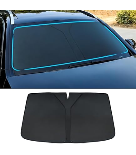 Protection Pare-brise UV Pare-soleil Pliant Mercedes GLC X254 2022-2025 - Protection UV 6 Couches Réfléchissante écran Solaire Voiture - 7