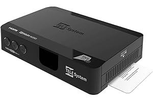Telesystem TS9018 Full HD HEVC H.265 Smartcard HDMI DVB-S2 Sat Receiver mit aktiver Tivusat HD Karte