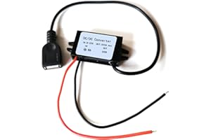 LacyMC Régulateur de Tension,DC 12V à 5V/3A de Puissance Sortie d'alimentation USB Module d'alimentation transformateur,Voiture Convertisseur de Puissance,pour Le téléphone Charge Voiture Audio Radio