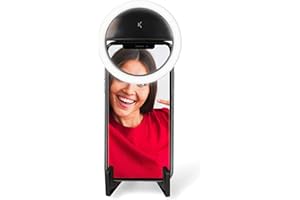 KSIX SMART YOUR TECH KSIX Aro de Luz Formato Pocket, Soporte incluido. Anillo de Luz Led para Móvil y ordenador. Ring Light para Tik Tok, Fotografía, Selfie