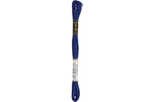 Anchor Sticktwist 4635000-00134 dunkelblau Stickgarn, 100 % Baumwolle