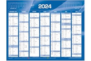 KINGS WILL DREAM KWD QUO VADIS Calendrier de Banque Bleu 27x21cm 2024