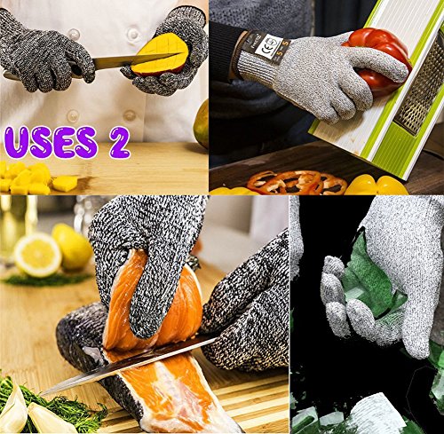 DIKETE® Schnittschutzhandschuhe Hochleistung Schnittschutz Handschuhe M - 4