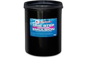 Flat Fox Emulsión de fotopolímero en un solo paso, presensibilizada, exposición a serigrafía (1000 ml)