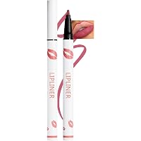 Jutqut Matte Lipliner Flüssig – Wasserfest, Hochpigmentiert, Mit Abgerundeter Spitze, In Nude-Tönen