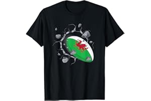 WALES INTERNATIONAL RUGBY FANS APPAREL 2021 Wales Rugby Union Tshirt | Gift for Welsh Rugby Fans T-Shirt