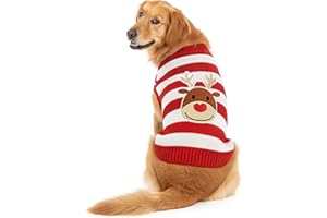 ABRRLO Costume per cani, abbigliamento per cani, pullover in cotone per feste, per Natale, inverno, maglione per cane, costume per animali domestici, alla moda, per vacanze, feste, regalo per cane