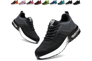 BAWALON Chaussures de Securite Hommes Femmes Légère Basket de Securite Respirante Confortable Chaussure de Travail avec Embout en Acier