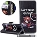 Produktbild HUDDU Bunt Schutzhülle für Huawei Mate 10 Lite Hülle im Bookstyle Dont Touch My Phone Bär Muster Slim Handyhülle Leder Tasche Wallet Case Cover Flip Ledertasche mit Kartenfach Magnetverschluss Stand Brieftasche Etui Handytaschen für Huawei Mate 10 Lite Klapphülle Schwarz