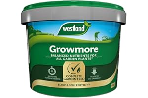 WOOTONG TOPLINE Universal Growmore Fertiliser Granules - 8kg Multipurpose Plant Food for All Garden Plants. Outdoor Plants Feed Fertilizer with Topline Card.