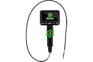 KS Tools 512.4600 tävling HD-videoskopsats, Ø 6,0 mm, 180° och 0° HD främre kameraprom, flexibel PVC-fodral