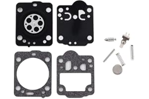 MCHNIC Kit de réparation de membrane de carburateur pour Husqvarna 135 140 235 236 240 435 440 120 Mark 2 pour carburateur Zama C1T
