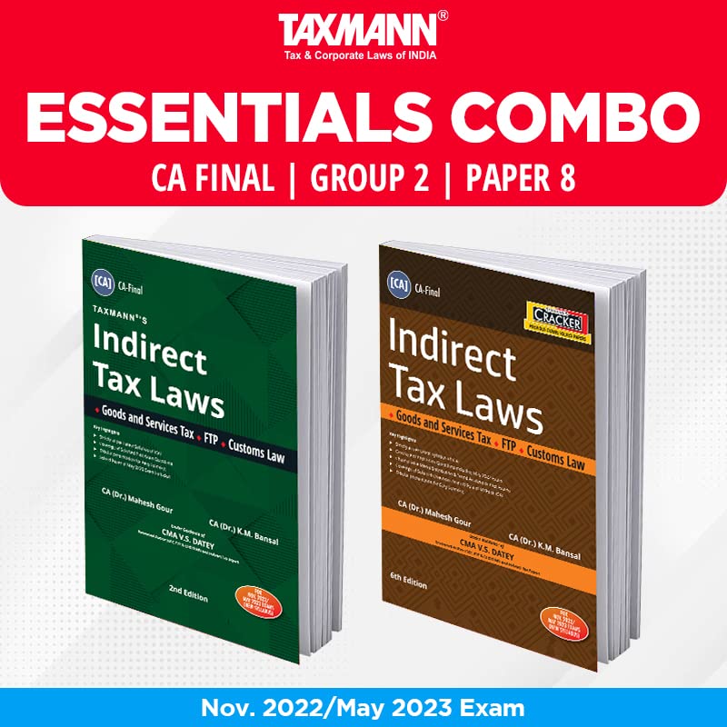 Buy Taxmann's ESSENTIALS Combo for CA Final Nov. 2022/May 2023 Exams