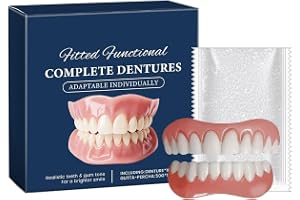 Formbara Silikonfaner Löständer Full Smile Set, Lätt Att Rengöra | Realistiskt Naturligt Utseende, Lätt Komfortpassform, Lätt DIY Tillfälliga Tandskydd For Män, Kvinnor(1PCS)