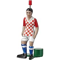 TIPP-KICK Top-Kicker Manchester I Giocatore Originale per Grandi e Piccini I Divertiti con questo personaggio di calcio in qualsiasi gioco Maglia Rossa/Nera