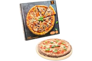 FENNEK Pizzasten XL | Ø 320 mm | tjocklek 20 mm | för ugn, stenugn, kolgrill, gasgrill etc.