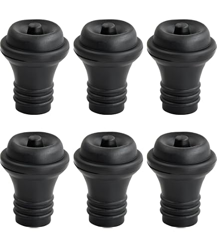 Set De 2 Bouchons De Rechange Pour Pompe à Vide à Vin - Compatible FIC 003 AC - Accessoire Conservation Vin